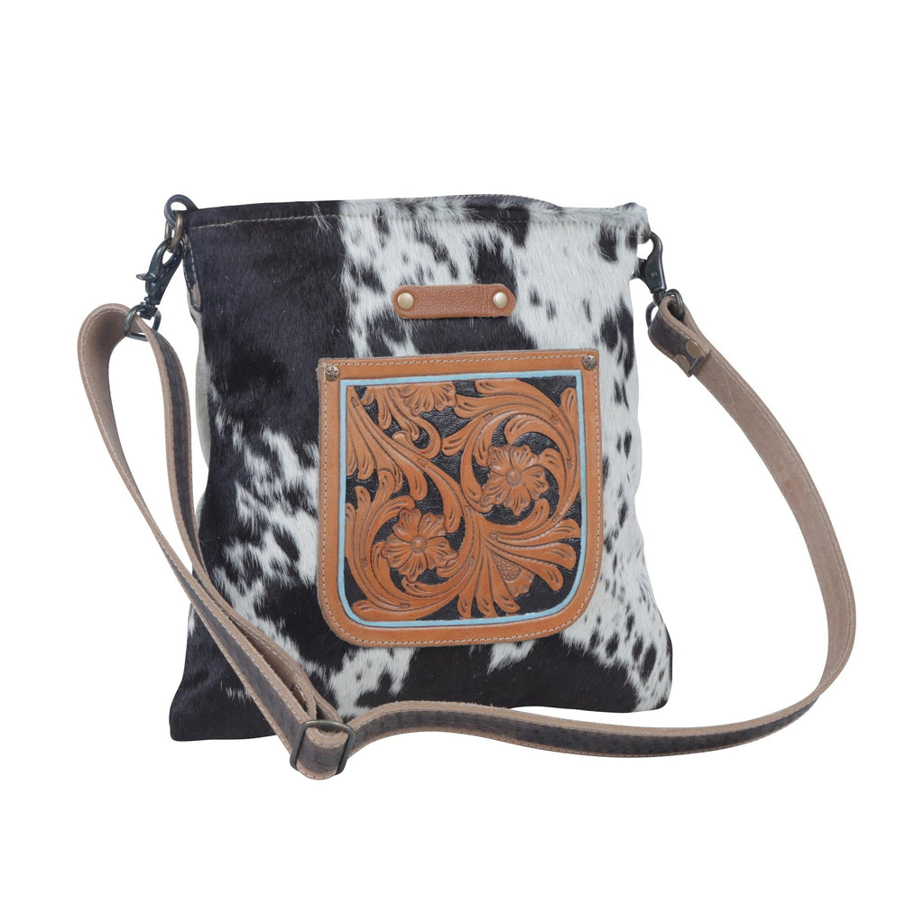 Sac ouvragé à la main motif floral