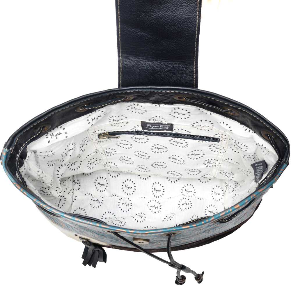 Sac seau pervenche
