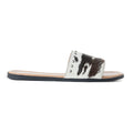 Sandales Myra Wild Dust en cuir façon poulain – Chaussures plates cloutées pour femme, confort à enfiler avec un charme western