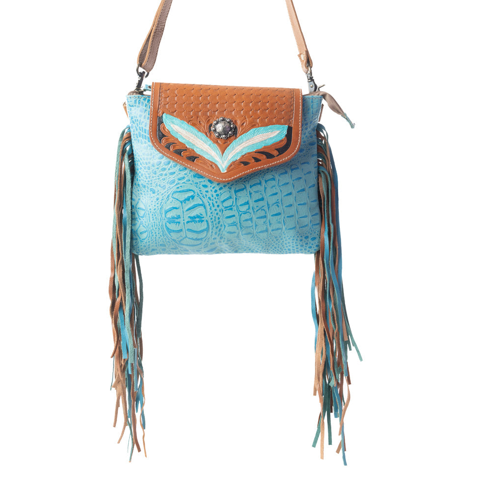 Sac ciselé Blue Wings