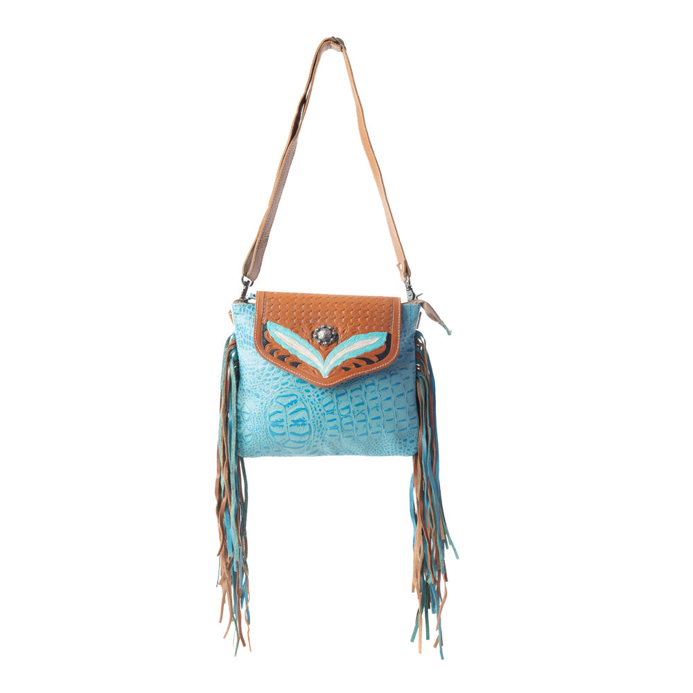 Sac ciselé Blue Wings
