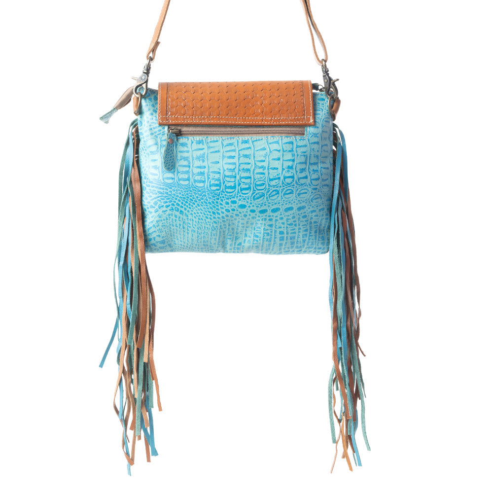 Sac ciselé Blue Wings