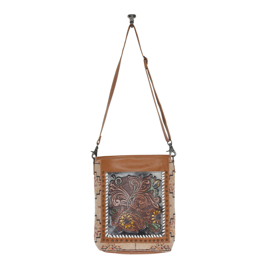 Sac ciselé Floral Embers
