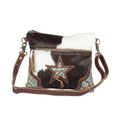 Sac North Star en toile et poil de vache