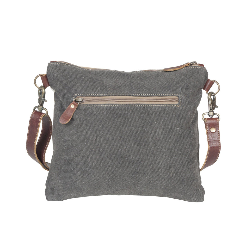 Sac North Star en toile et poil de vache