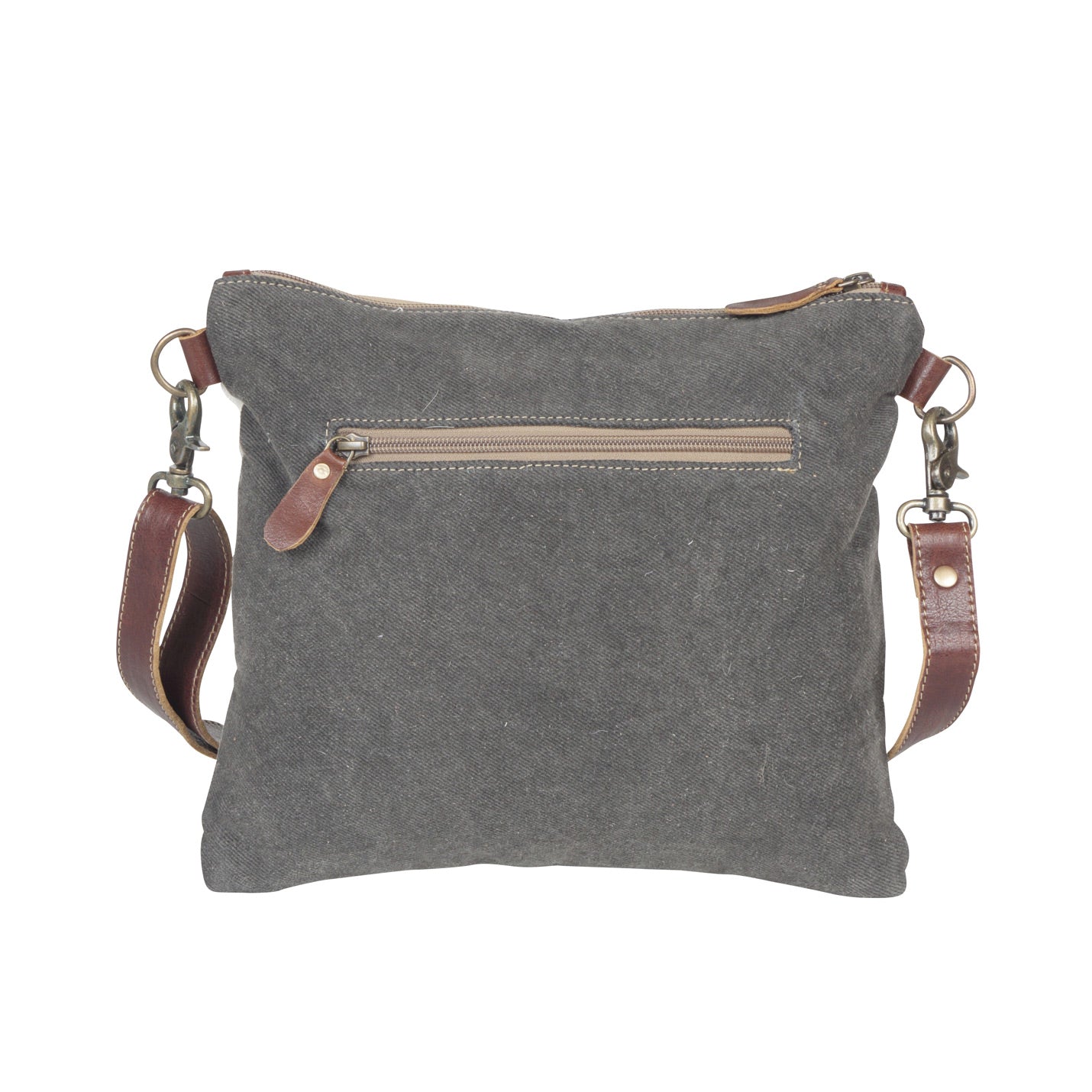 Sac North Star en toile et poil de vache