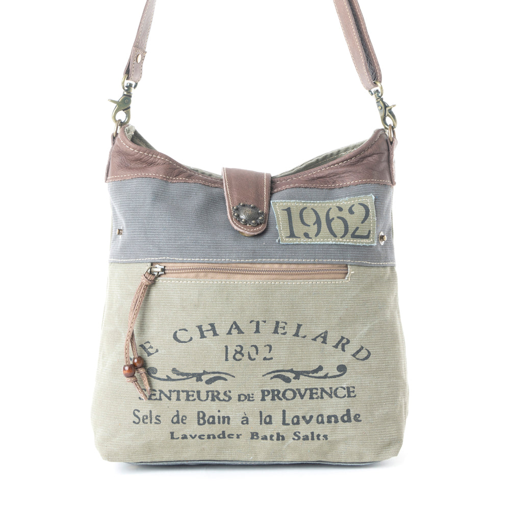 Sac à bandoulière gris psychédélique