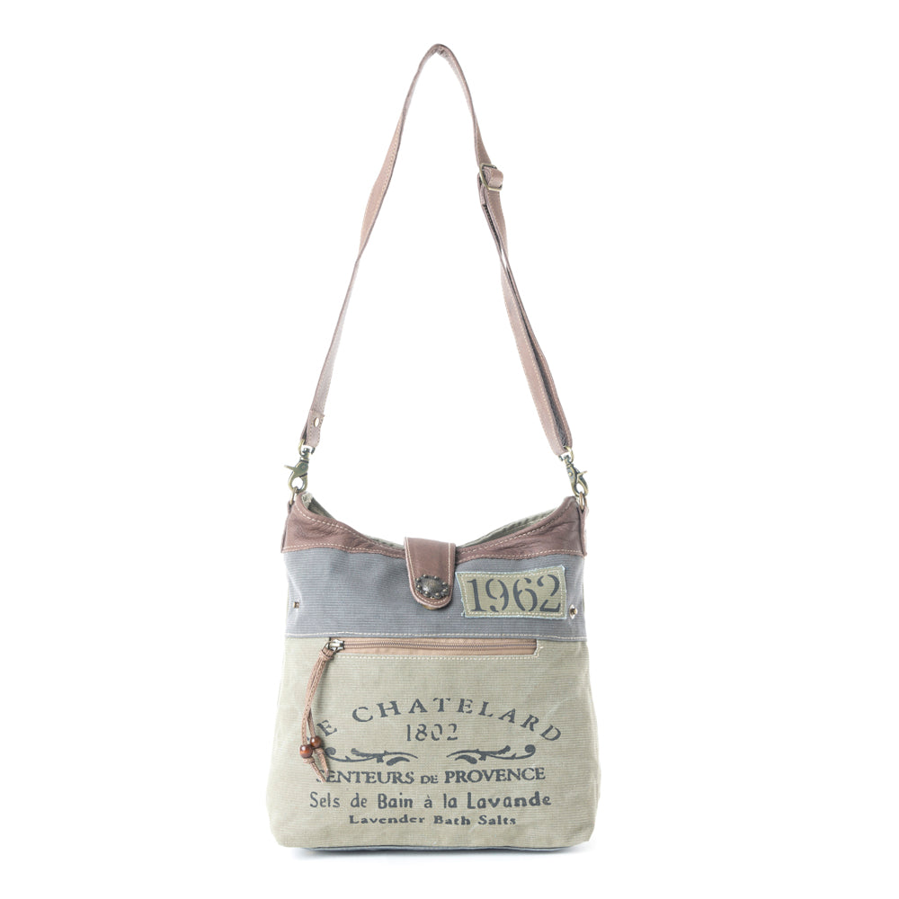 Sac à bandoulière gris psychédélique