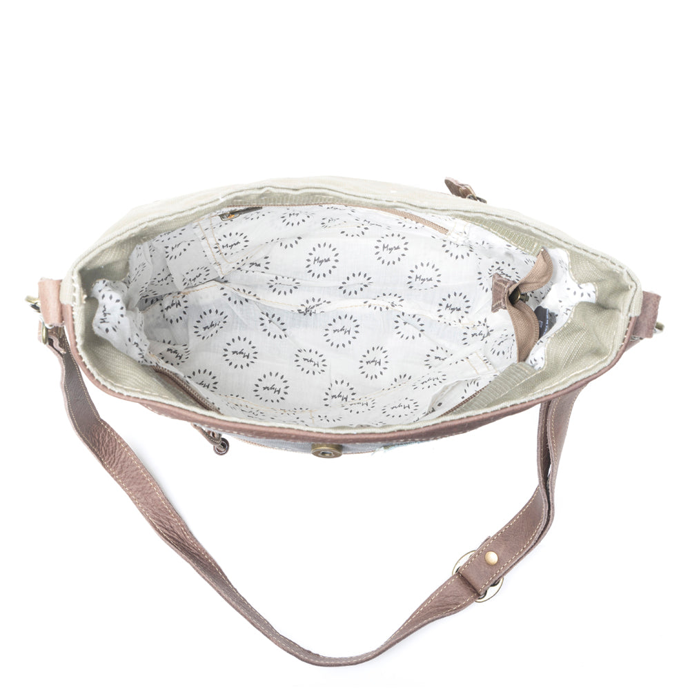 Sac à bandoulière gris psychédélique