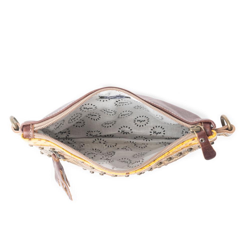 Sac en cuir et poils de vache Sarvam