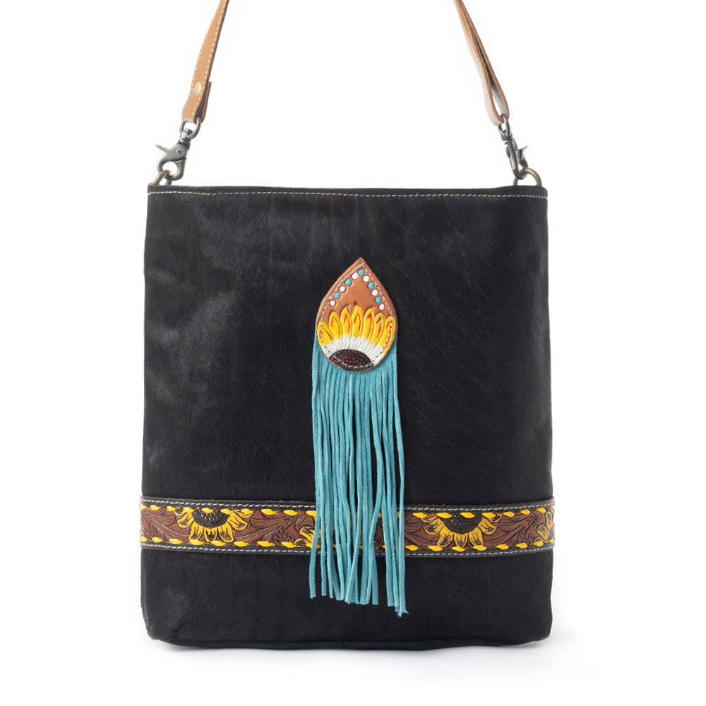 Sac fait main bougie bleue