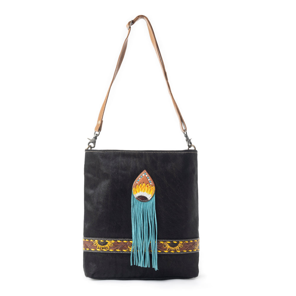 Sac fait main bougie bleue