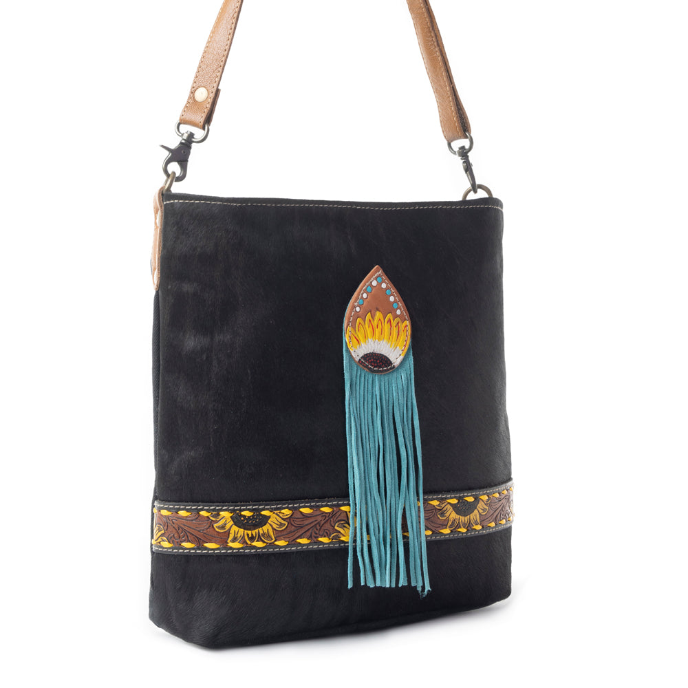 Sac fait main bougie bleue