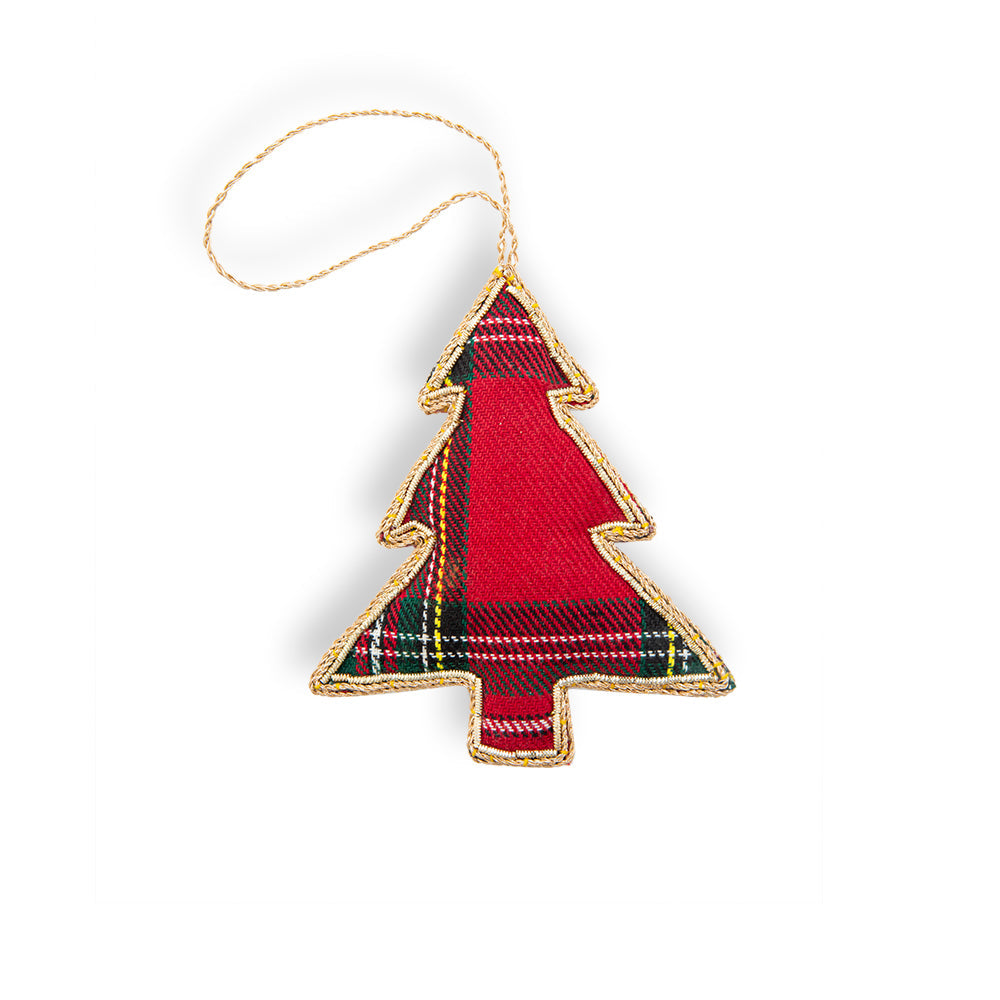 Ornement de Noël « Sapin à Carreaux »