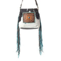 Sac en cuir repoussé Couronne Saphir