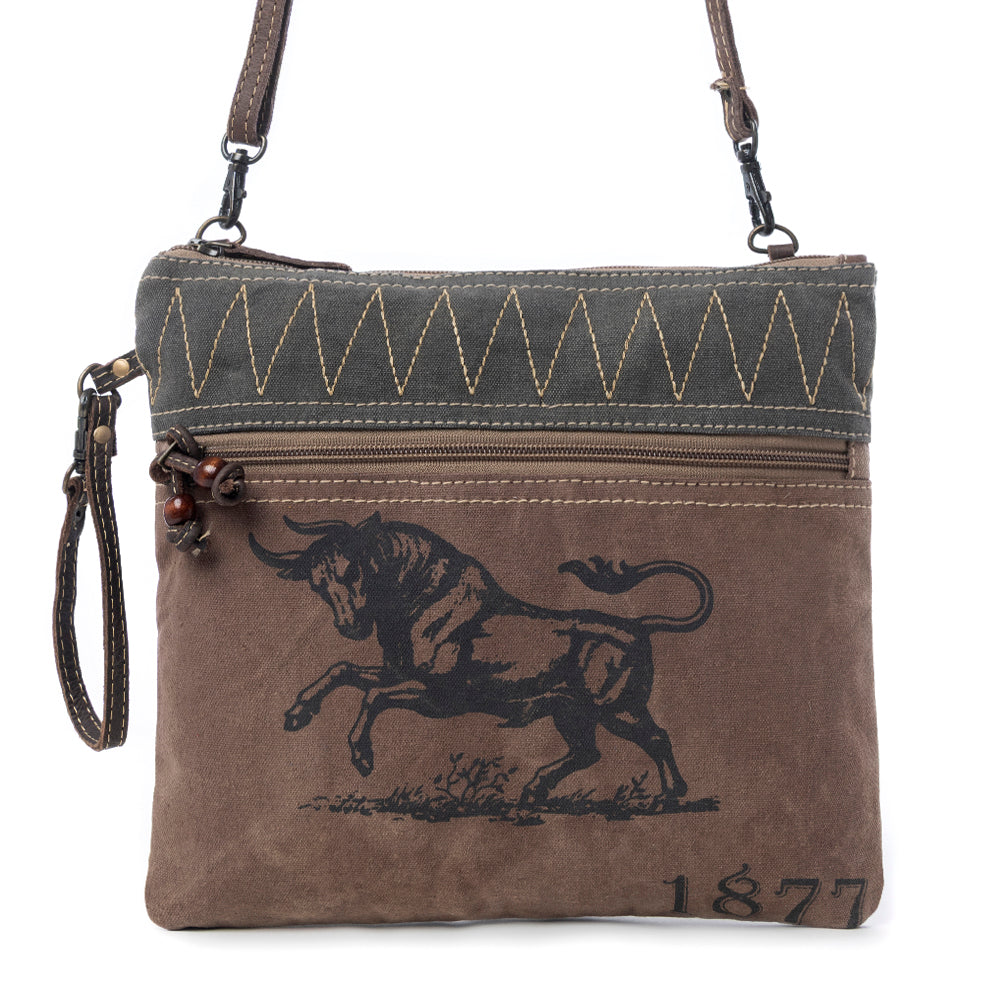 Sac bandoulière et sac petit format délavés