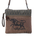 Sac bandoulière et sac petit format délavés