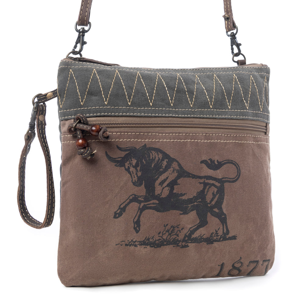 Sac bandoulière et sac petit format délavés