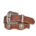 Ceinture en cuir pour femme Rustic Woods, ciselée à la main
