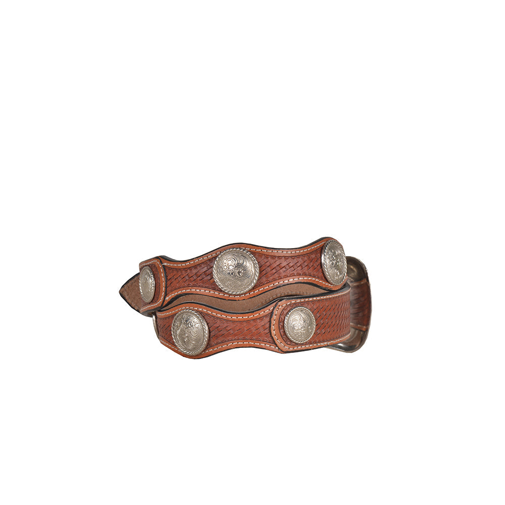 Ceinture en cuir pour femme Rustic Woods, ciselée à la main