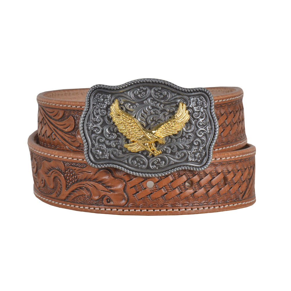 Ceinture en cuir ciselé pour femme Vines