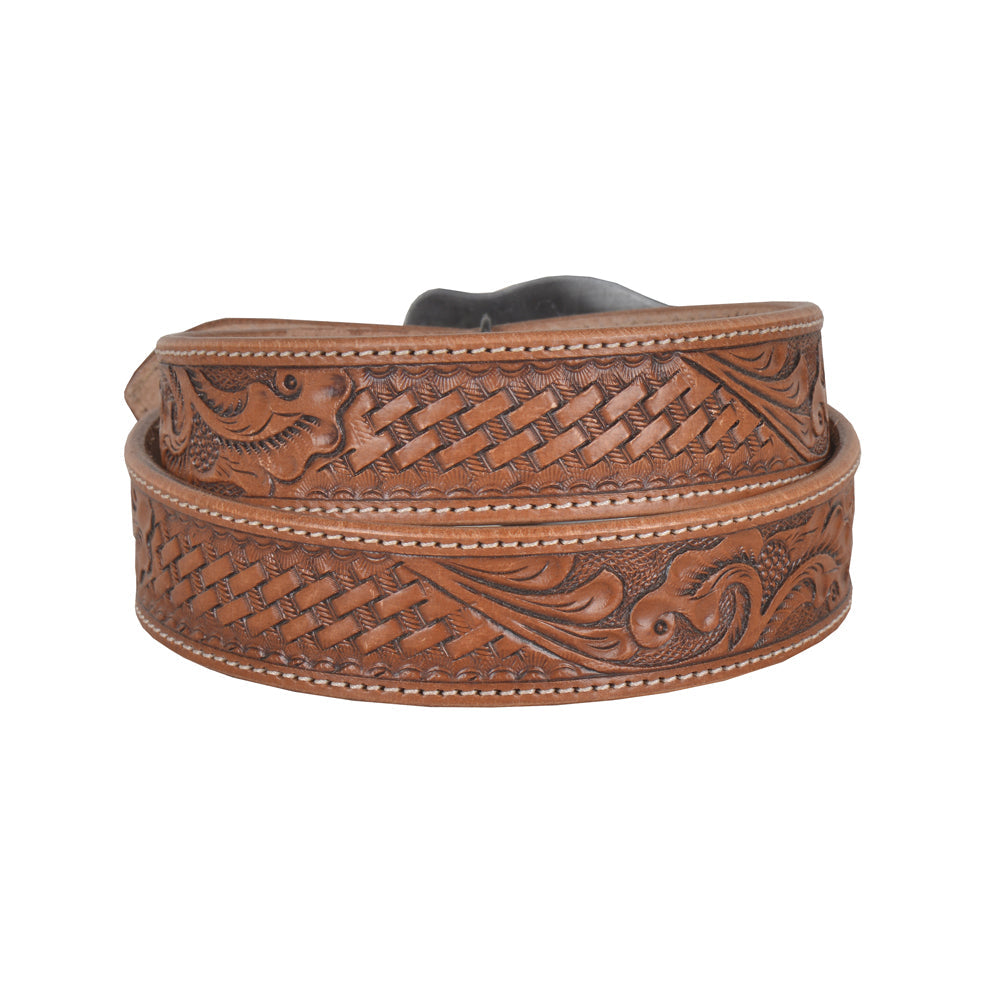 Ceinture en cuir ciselé pour femme Vines