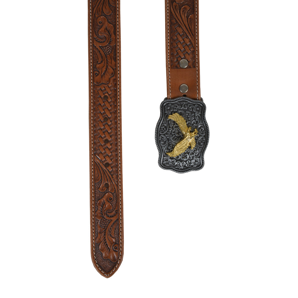 Ceinture en cuir ciselé pour femme Vines