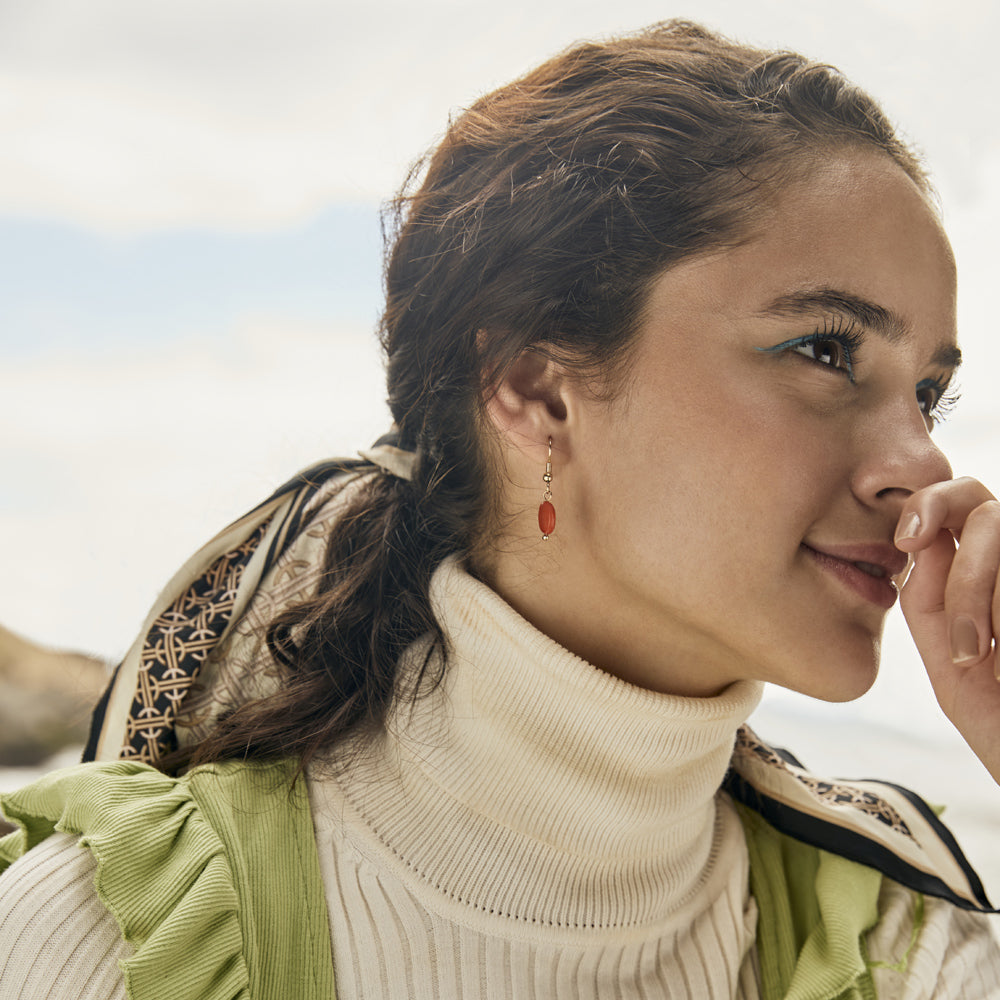 Boucle d'oreille au lithium