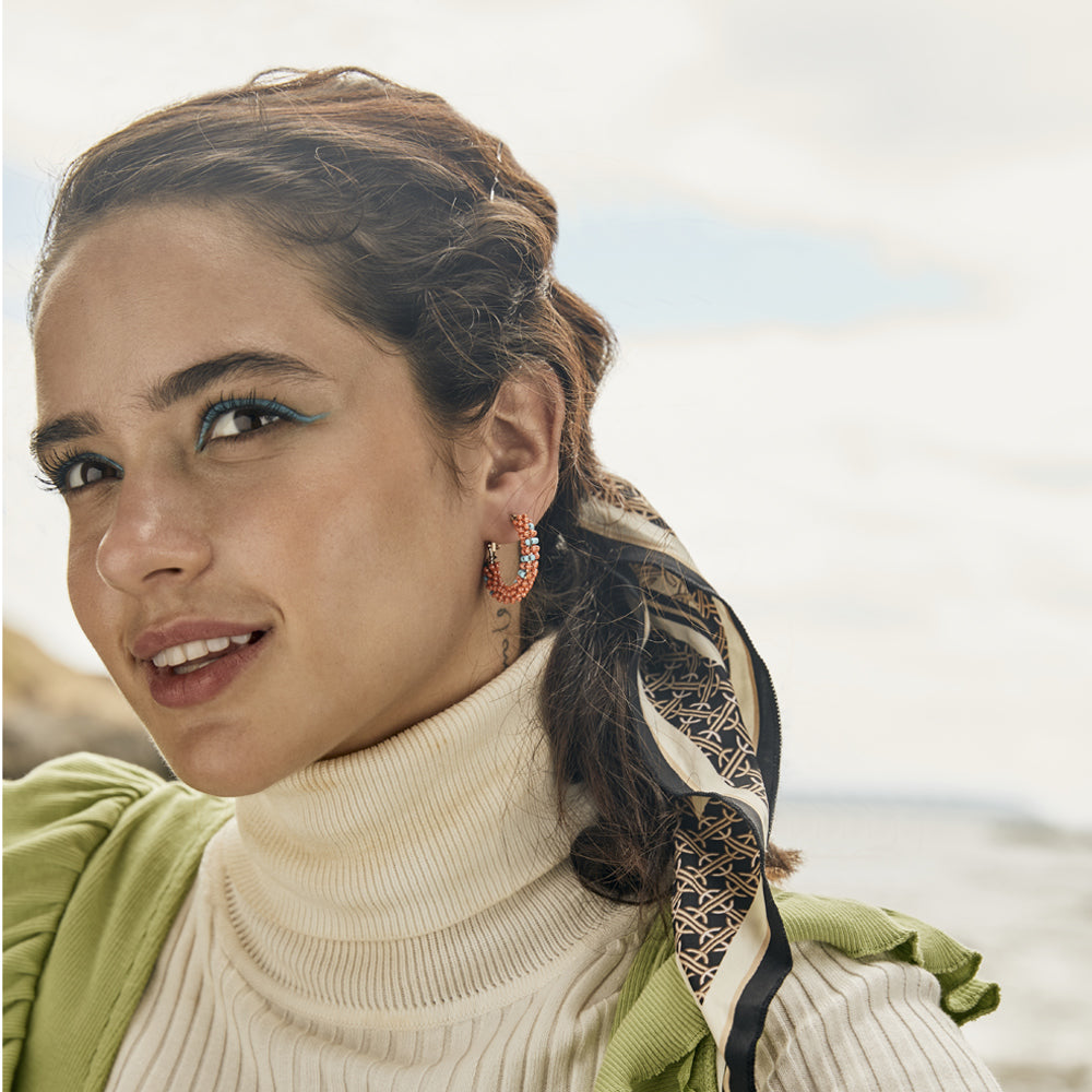 Boucle d'oreille en nickel