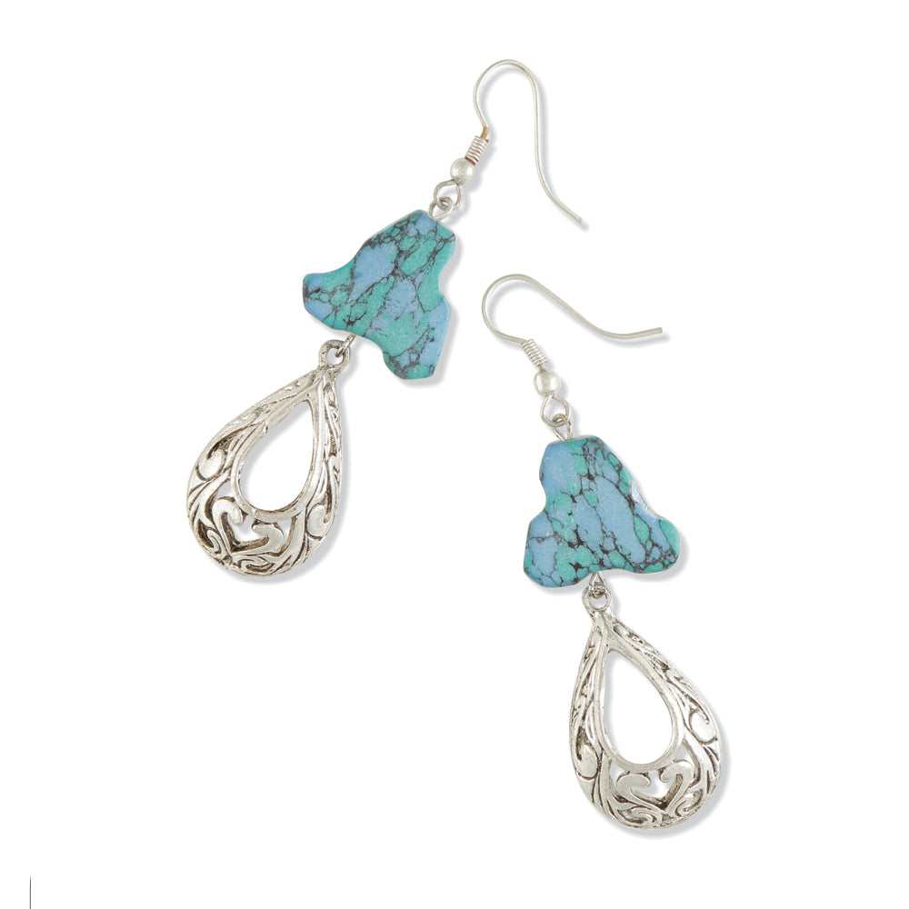 Boucle d'oreille au radium