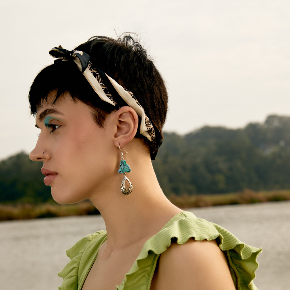 Boucle d'oreille au radium