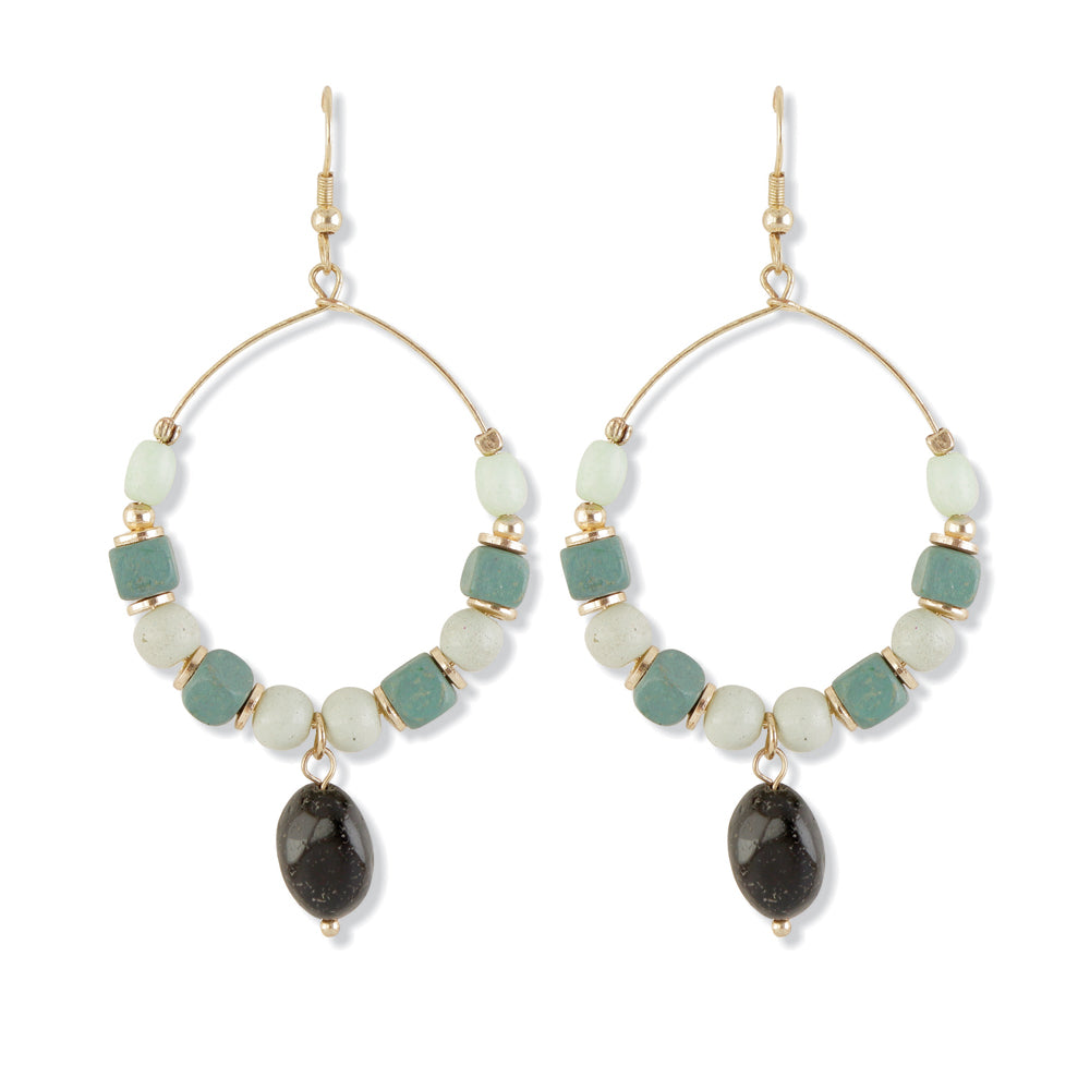 Boucle d'oreille en bismuth