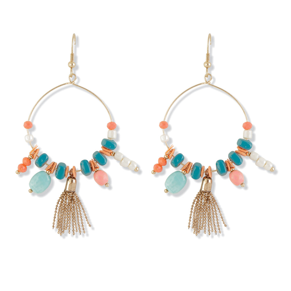 Boucle d'oreille en antimoine