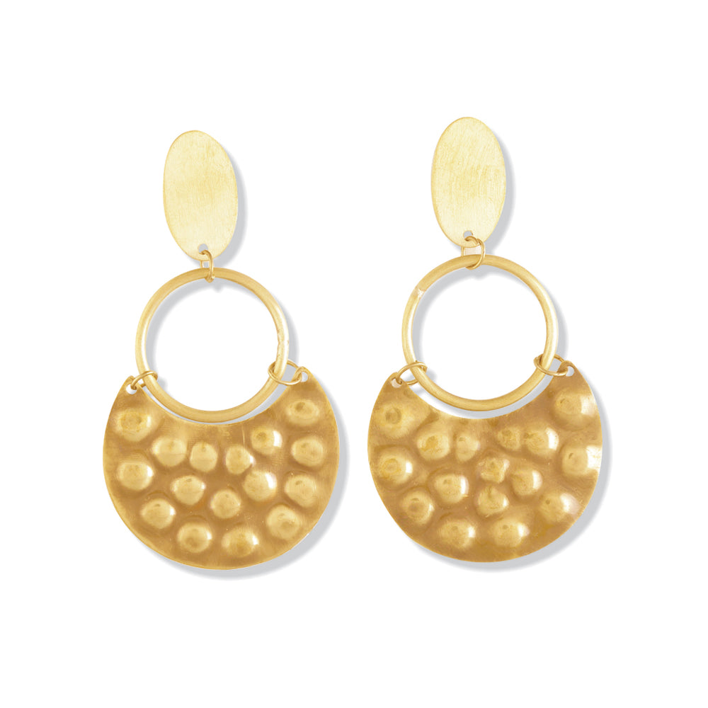 Boucle d'oreille Plumule