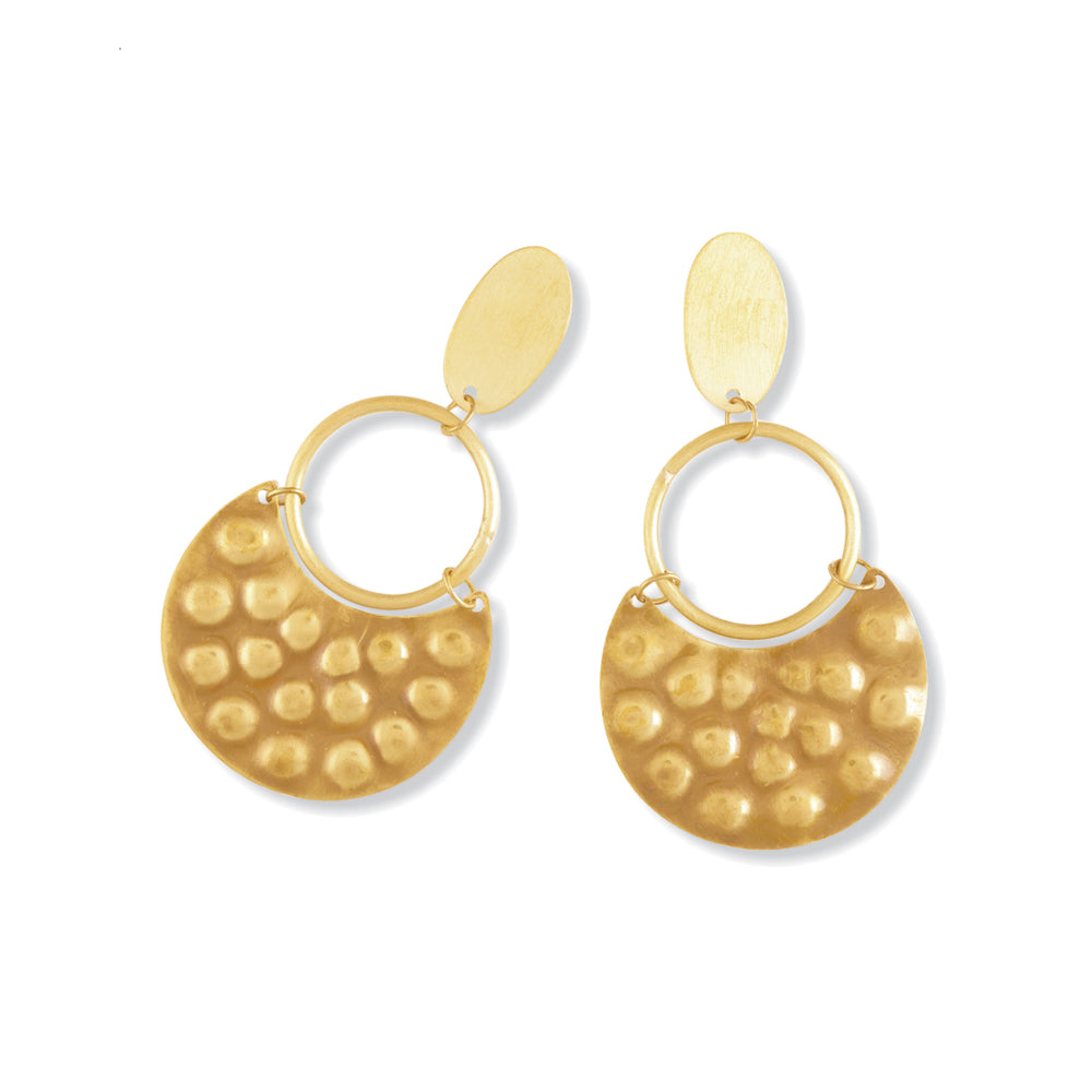 Boucle d'oreille Plumule