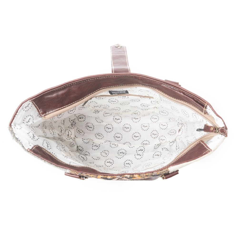 Sac en cuir et poils de veau Regent