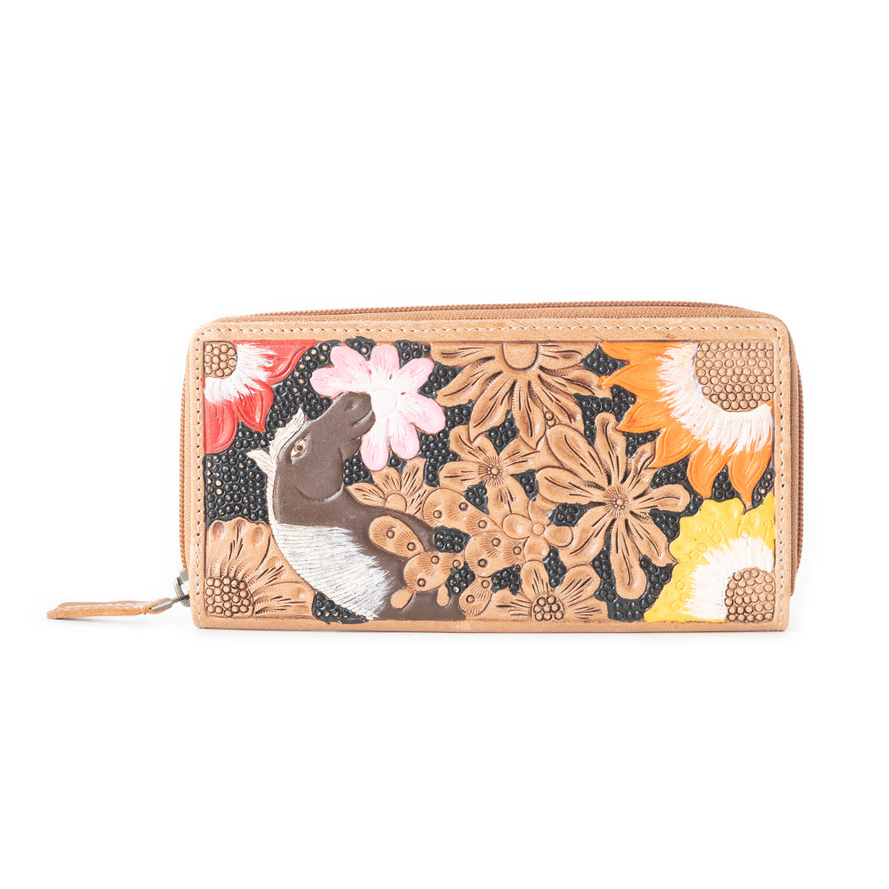Portefeuille Rainbow fleur