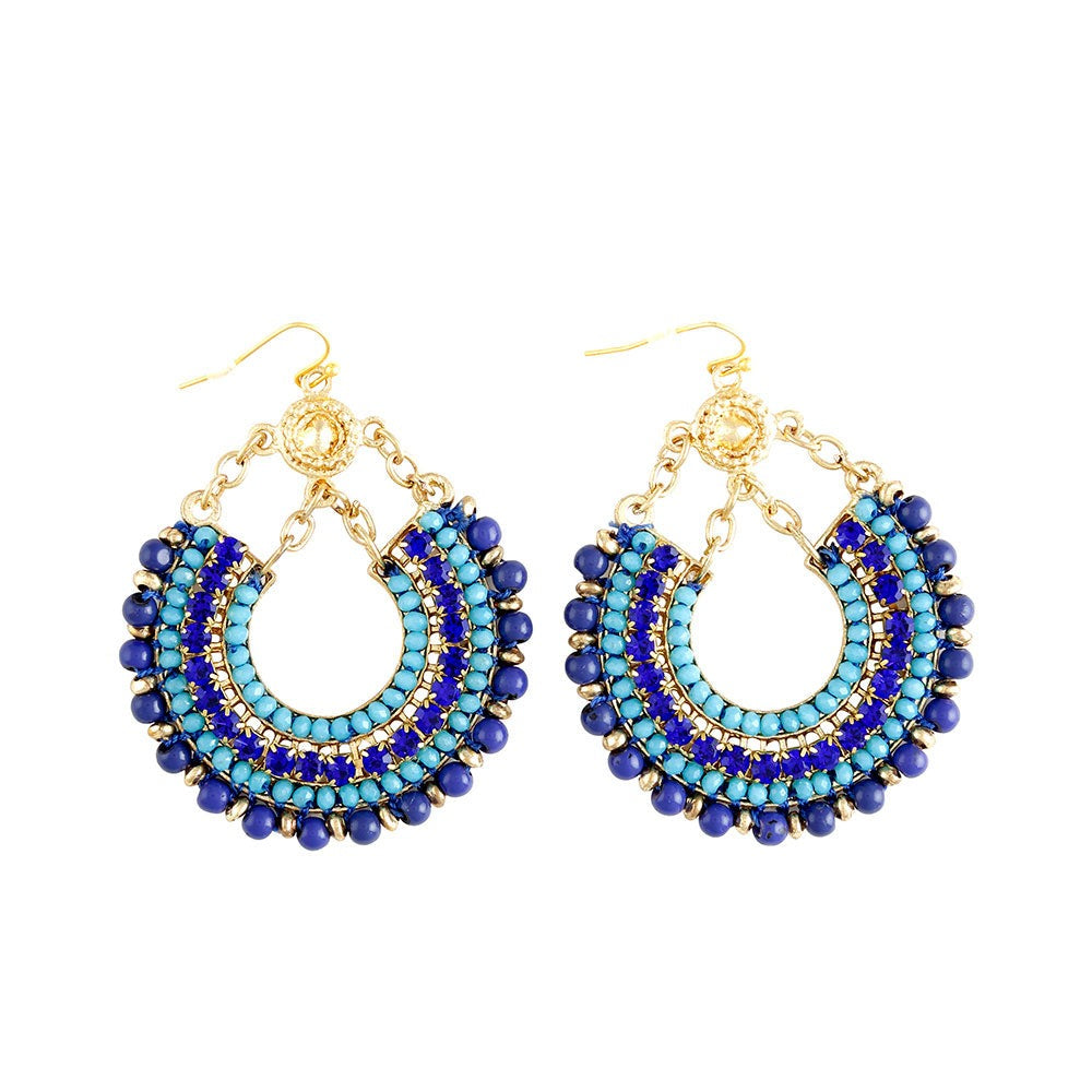 Boucle d'oreille croissant de lune