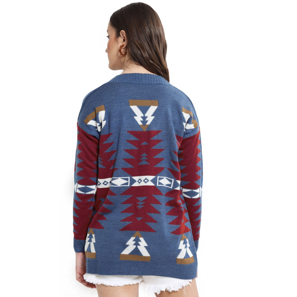 Gilet cardigan Vigne rouge