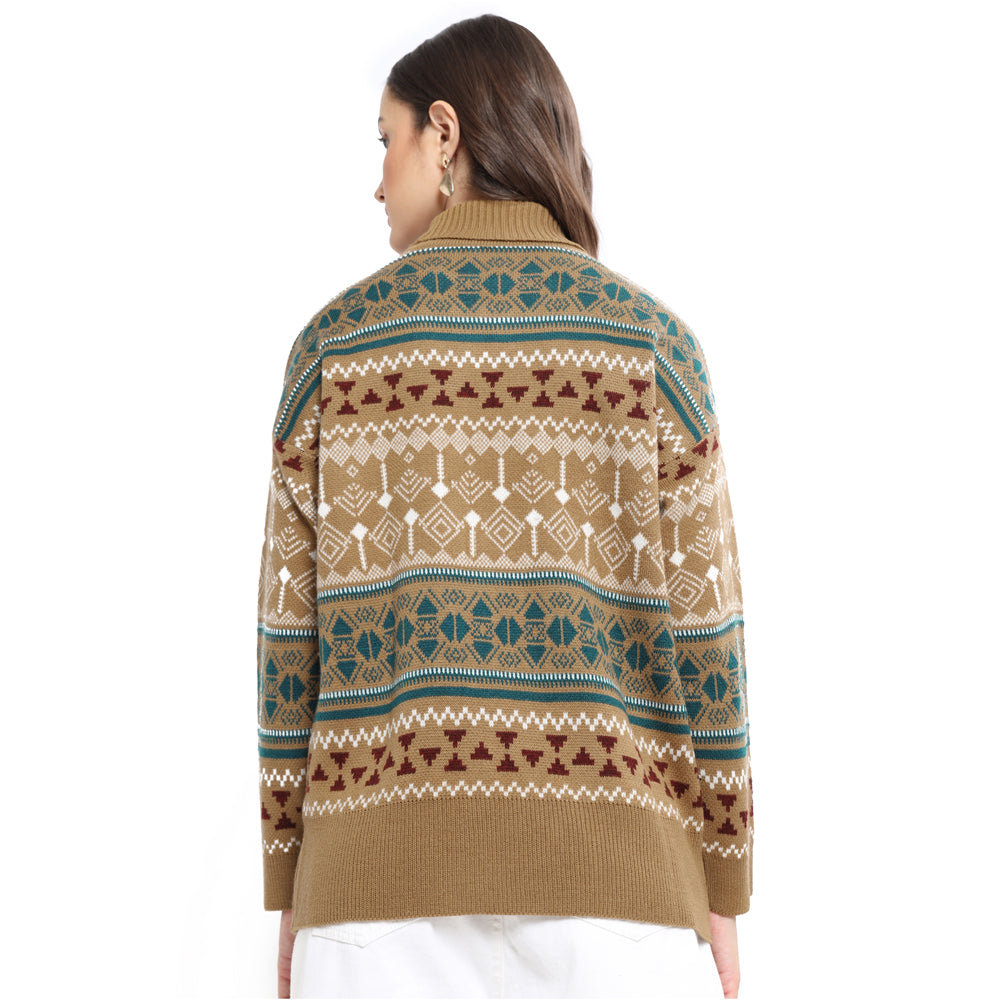 Pull "Fleurs du désert" PETIT