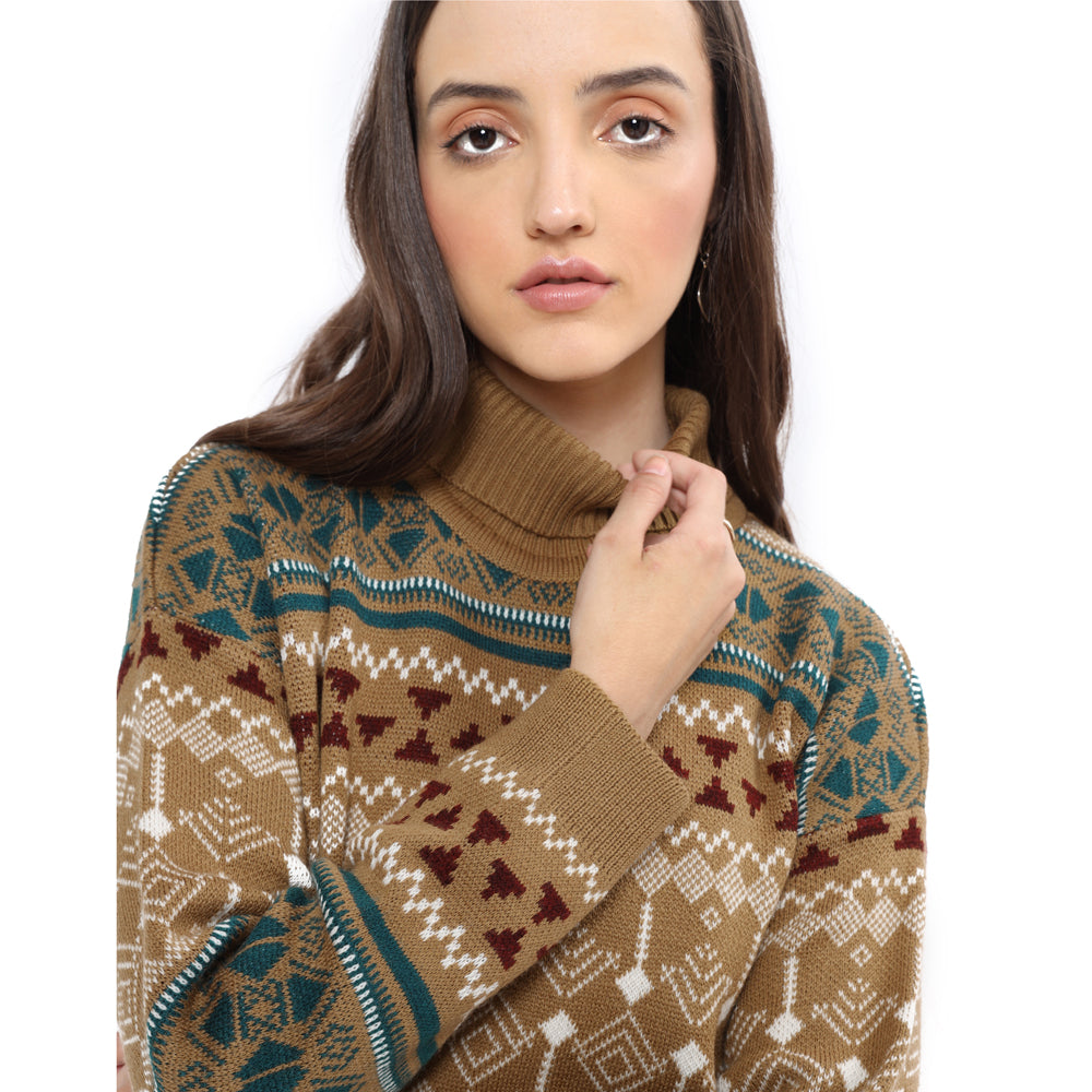 Pull "Fleurs du désert" PETIT