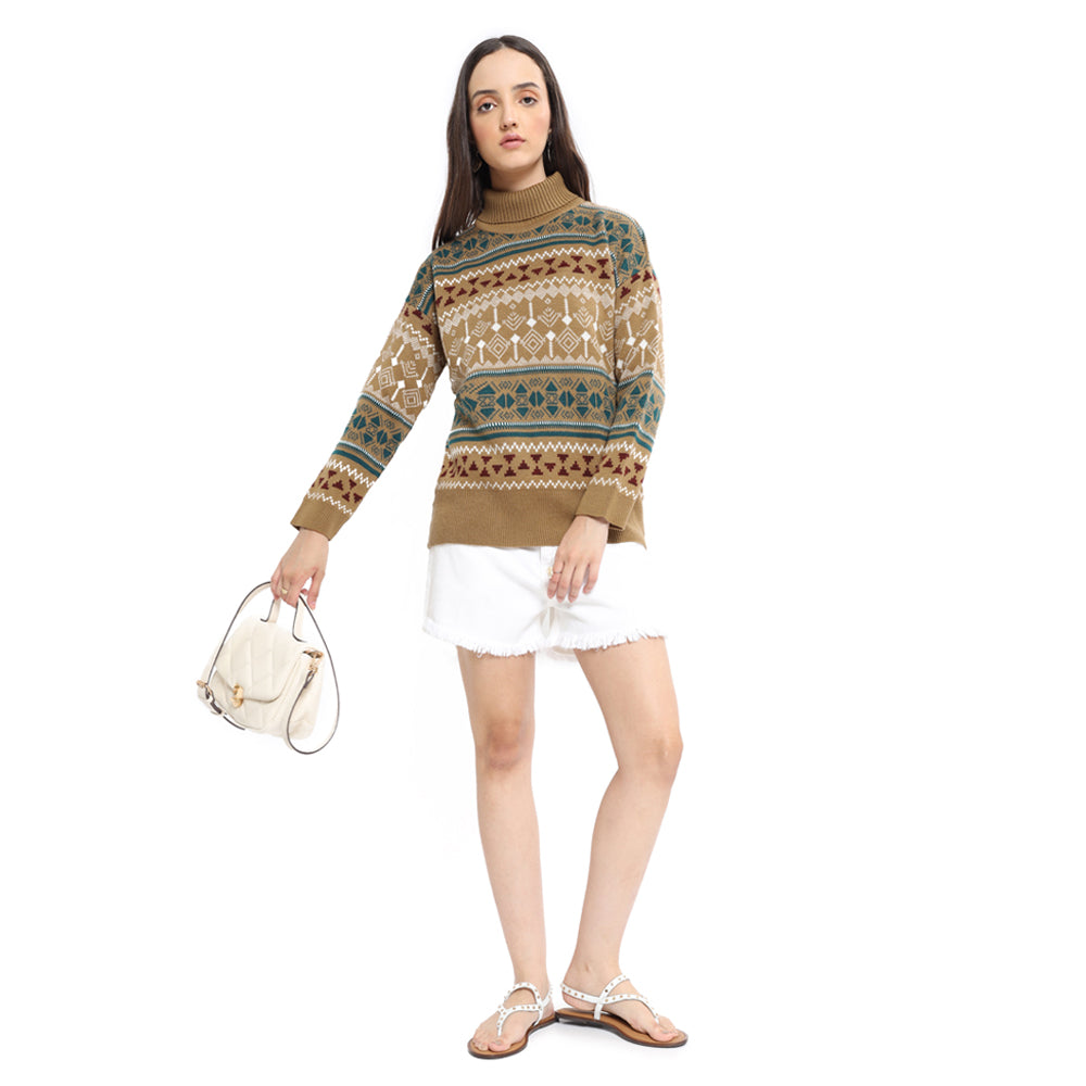 Pull "Fleurs du désert" PETIT