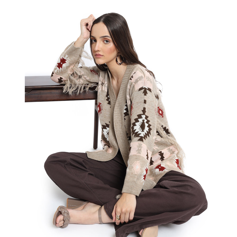 Hourra ! Gilet en maille SMALL