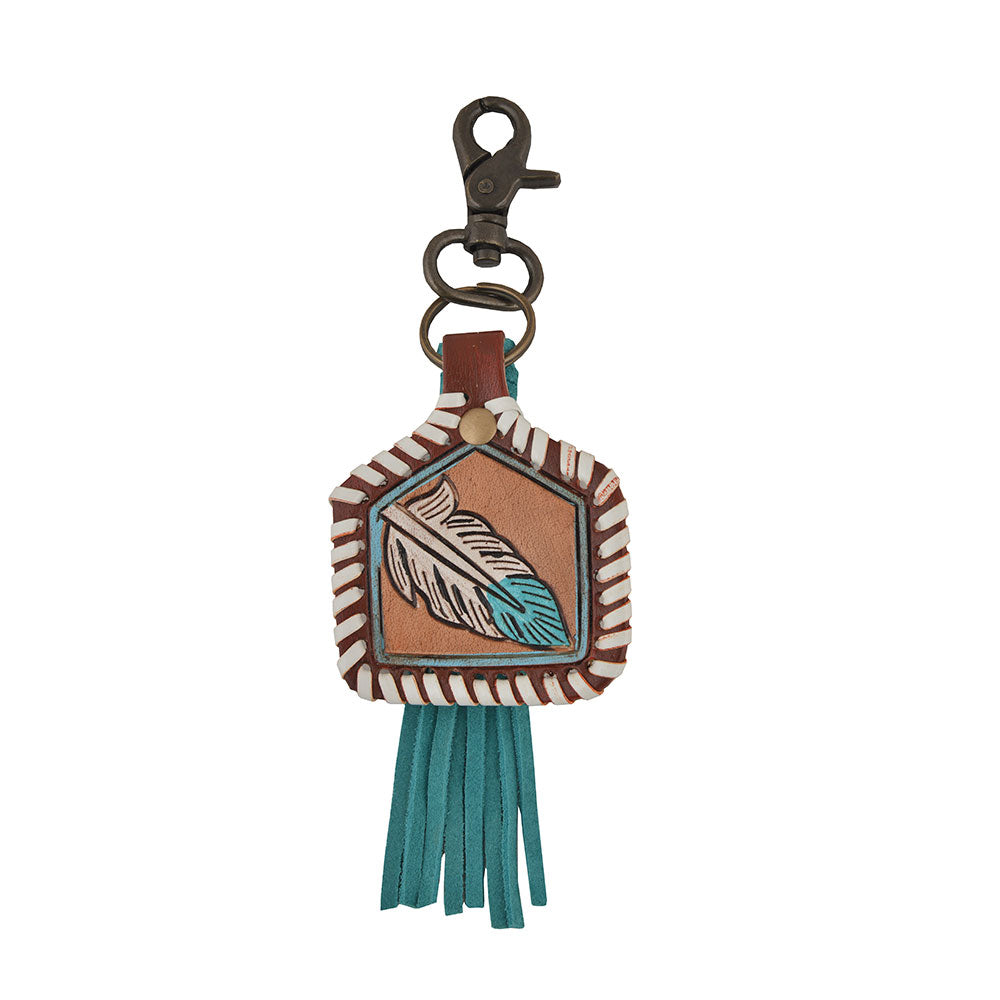 Porte-clés en cuir Alium