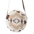 Sac rond moutarde bohème