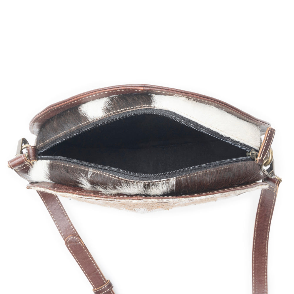 Sac rond moutarde bohème