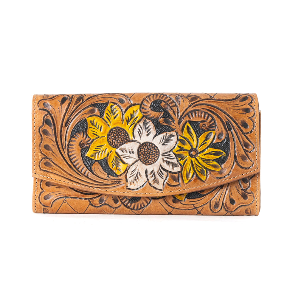 Portefeuille de jardin marron