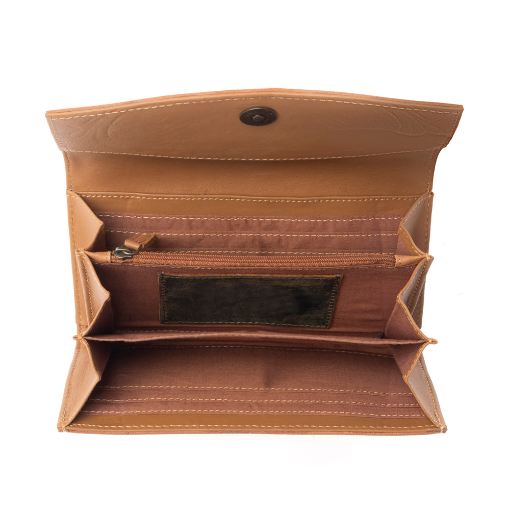 Portefeuille de jardin marron