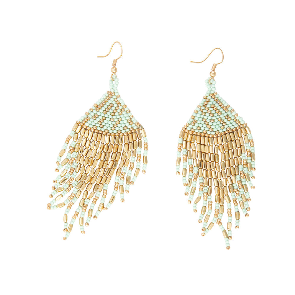 Boucle d'oreille fluorescente