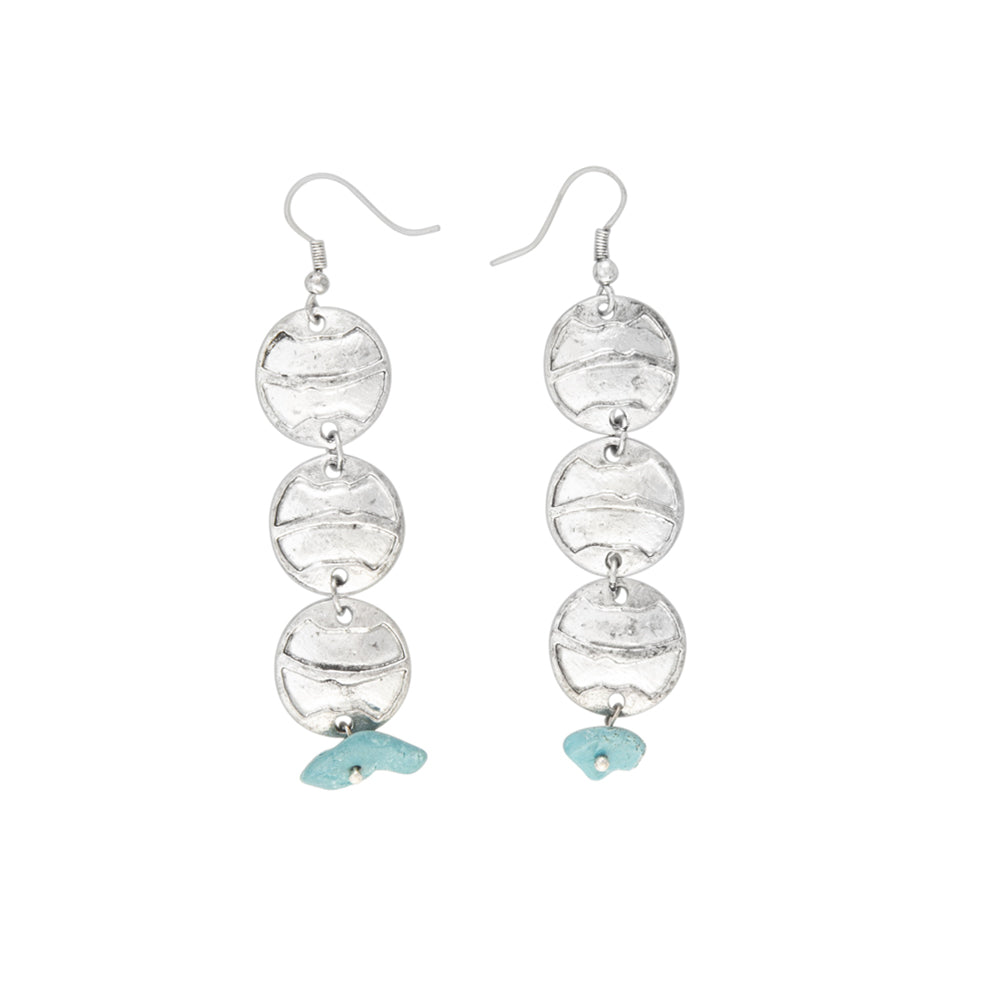 Boucle d'oreille légère Balance